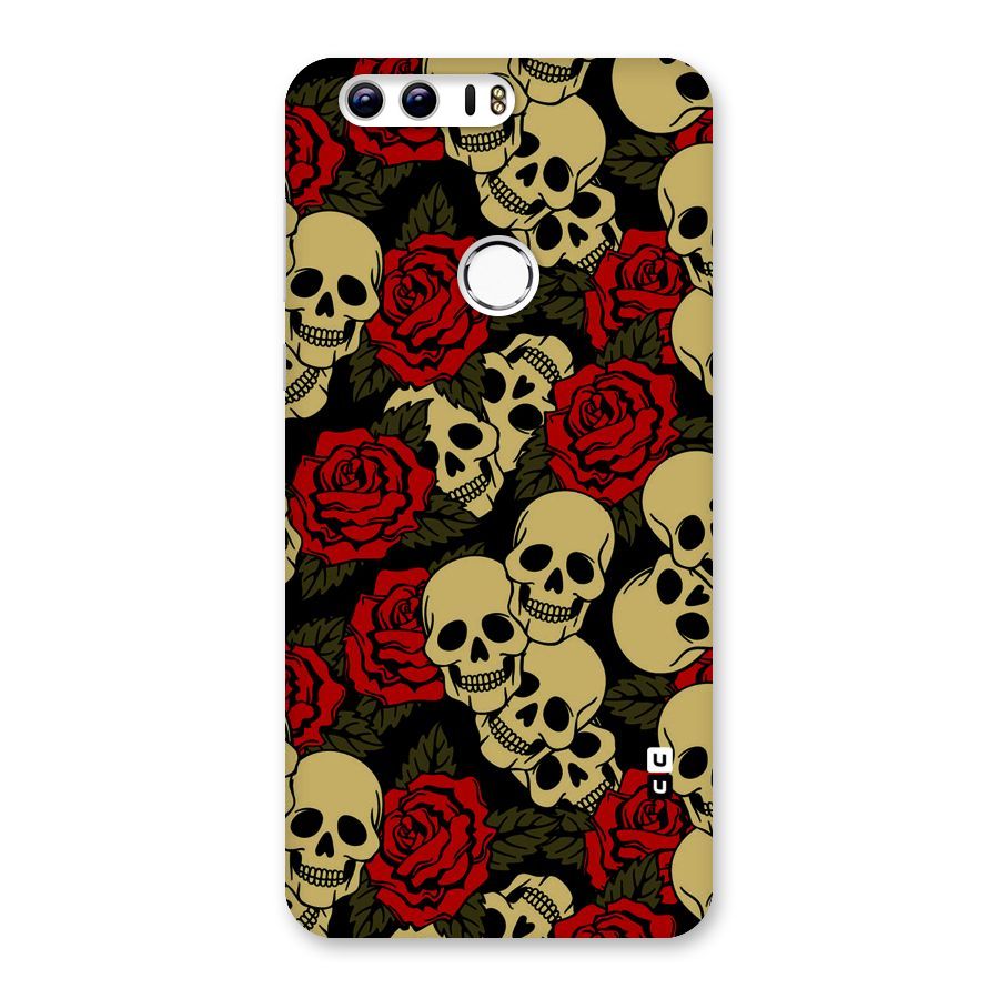 Skulled Roses Back Case for Honor 8