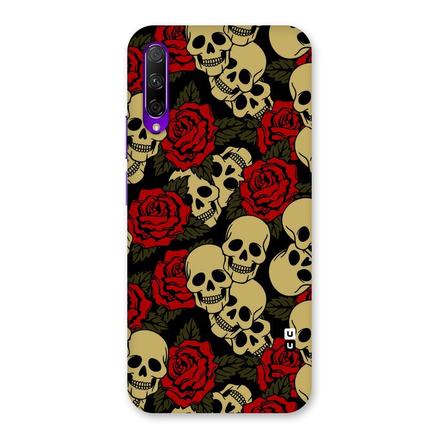 Skulled Roses Back Case for Honor 9X Pro