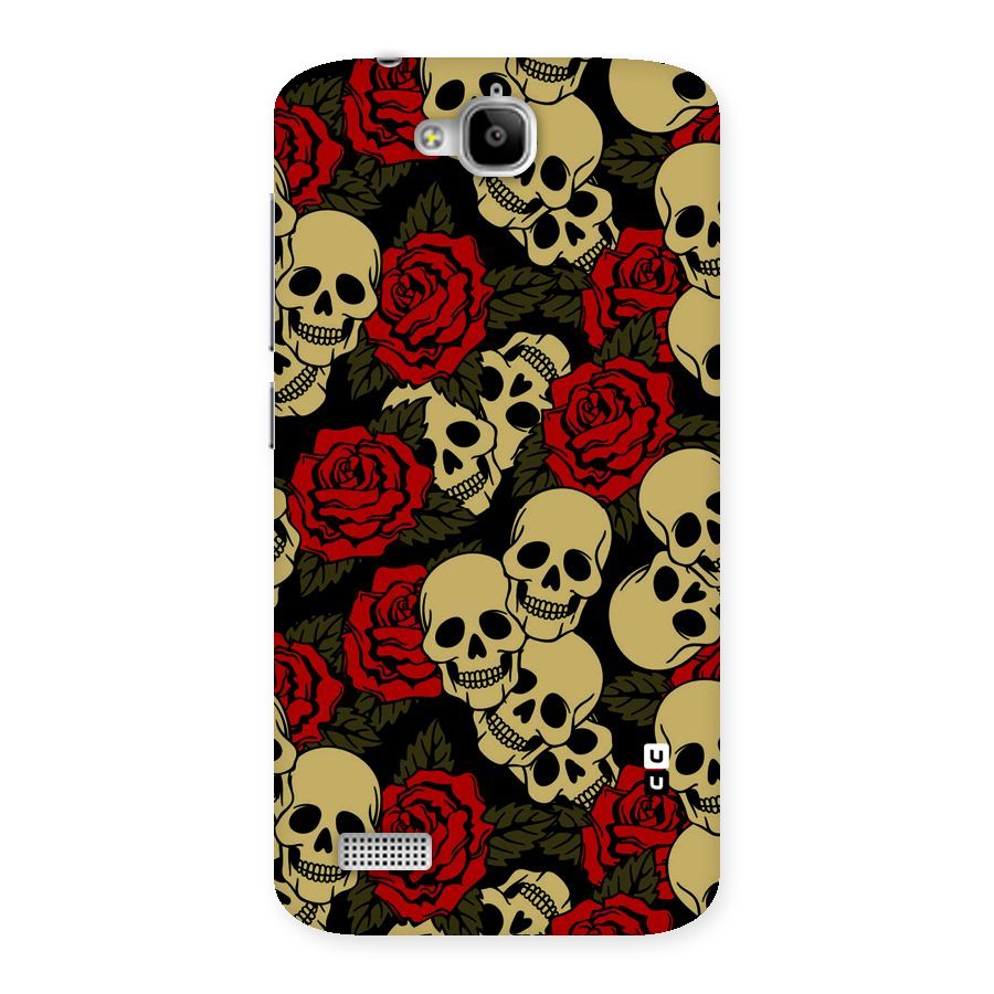 Skulled Roses Back Case for Honor Holly
