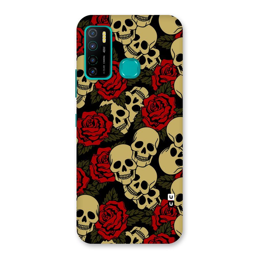 Skulled Roses Back Case for Infinix Hot 9 Pro