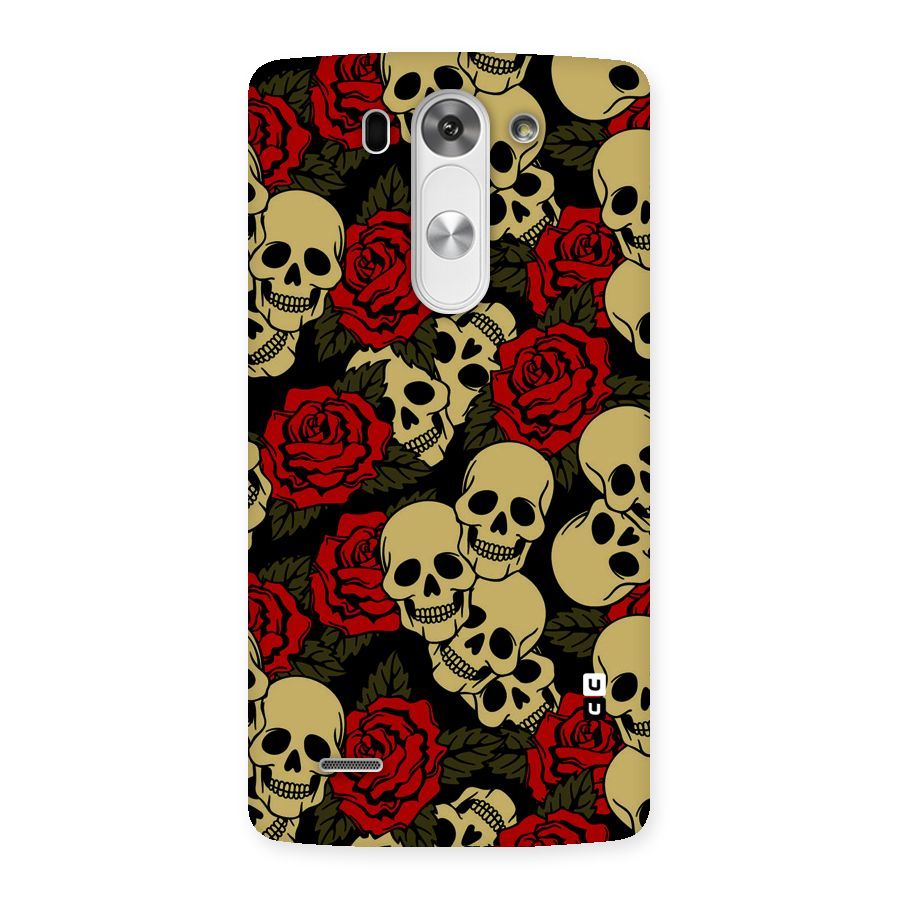 Skulled Roses Back Case for LG G3 Mini