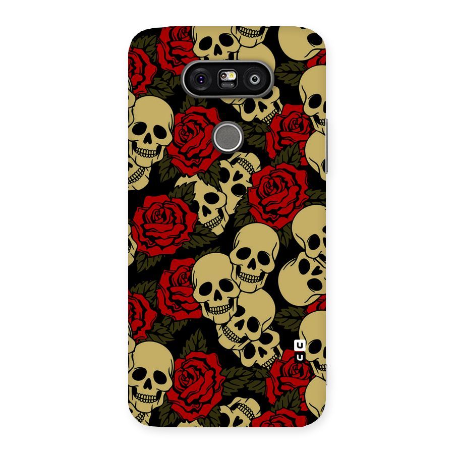 Skulled Roses Back Case for LG G5