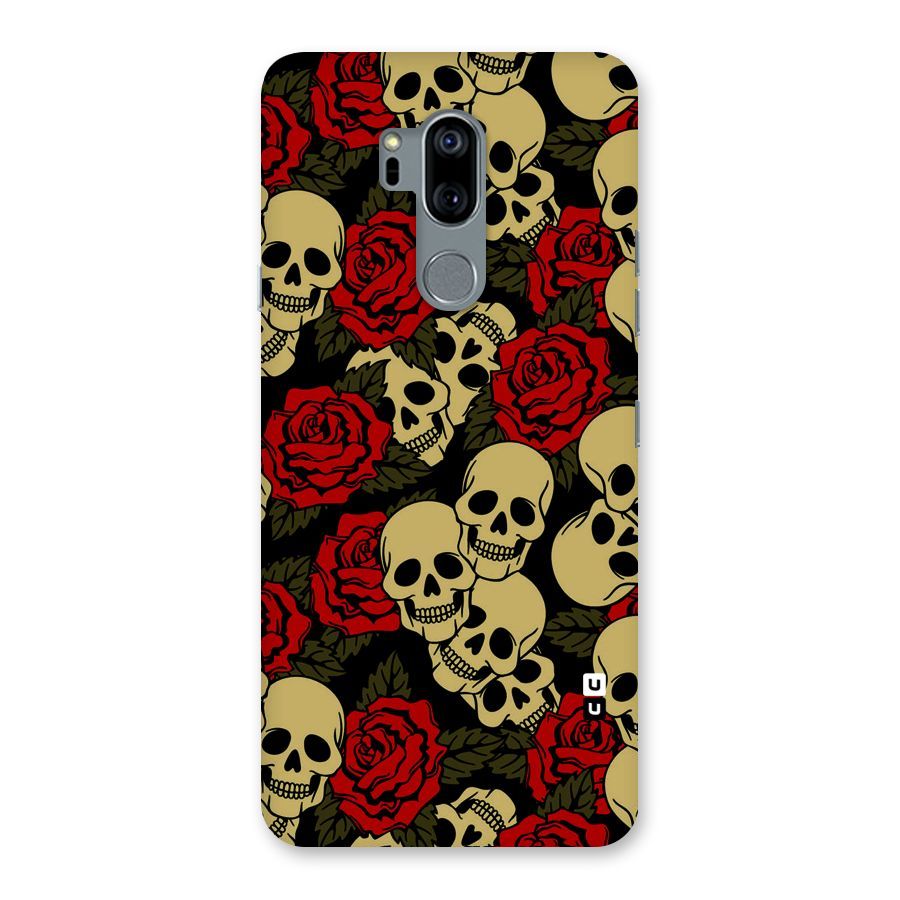 Skulled Roses Back Case for LG G7