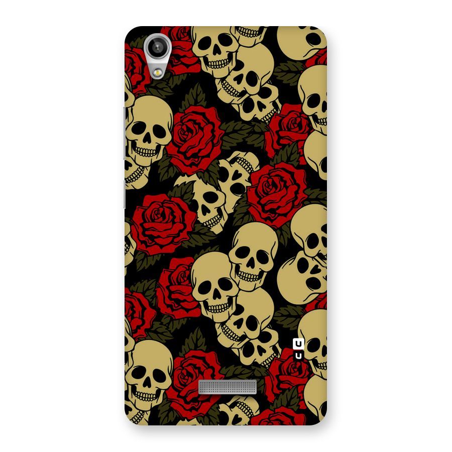 Skulled Roses Back Case for Lava-Pixel-V1