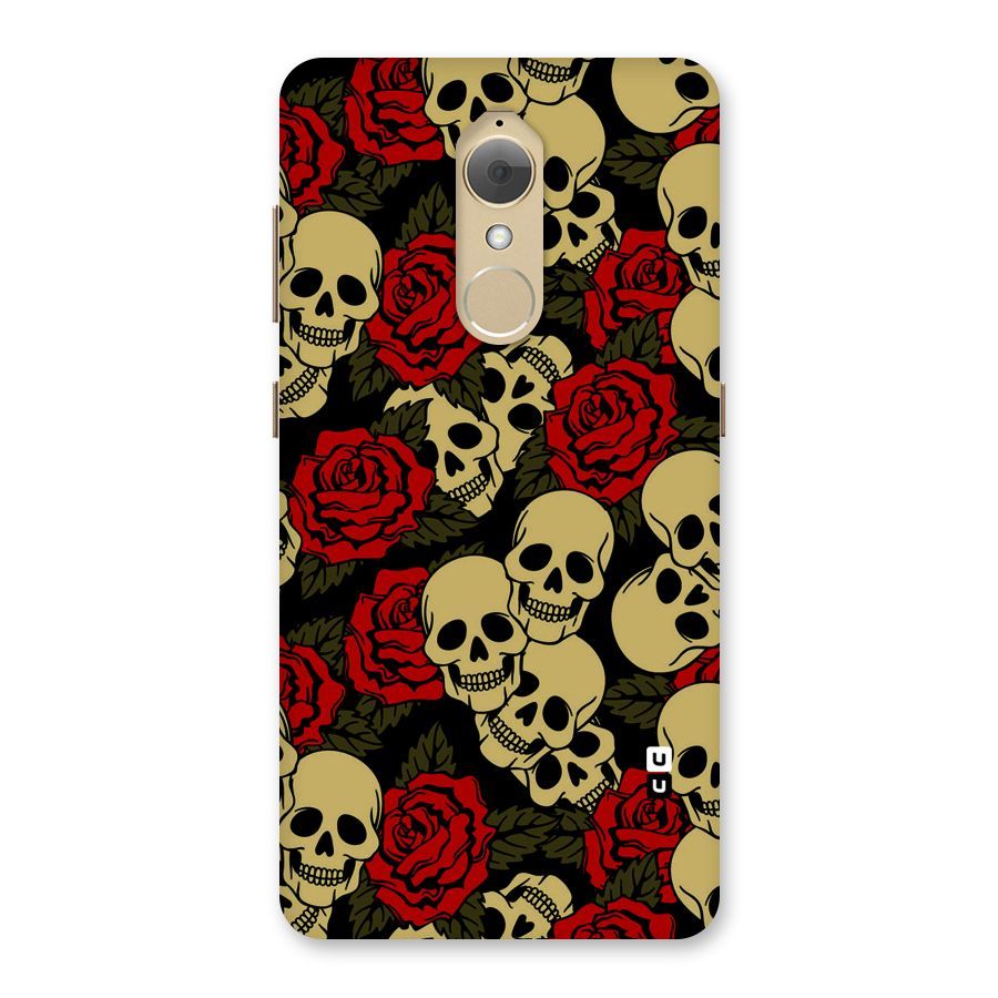 Skulled Roses Back Case for Lenovo K8
