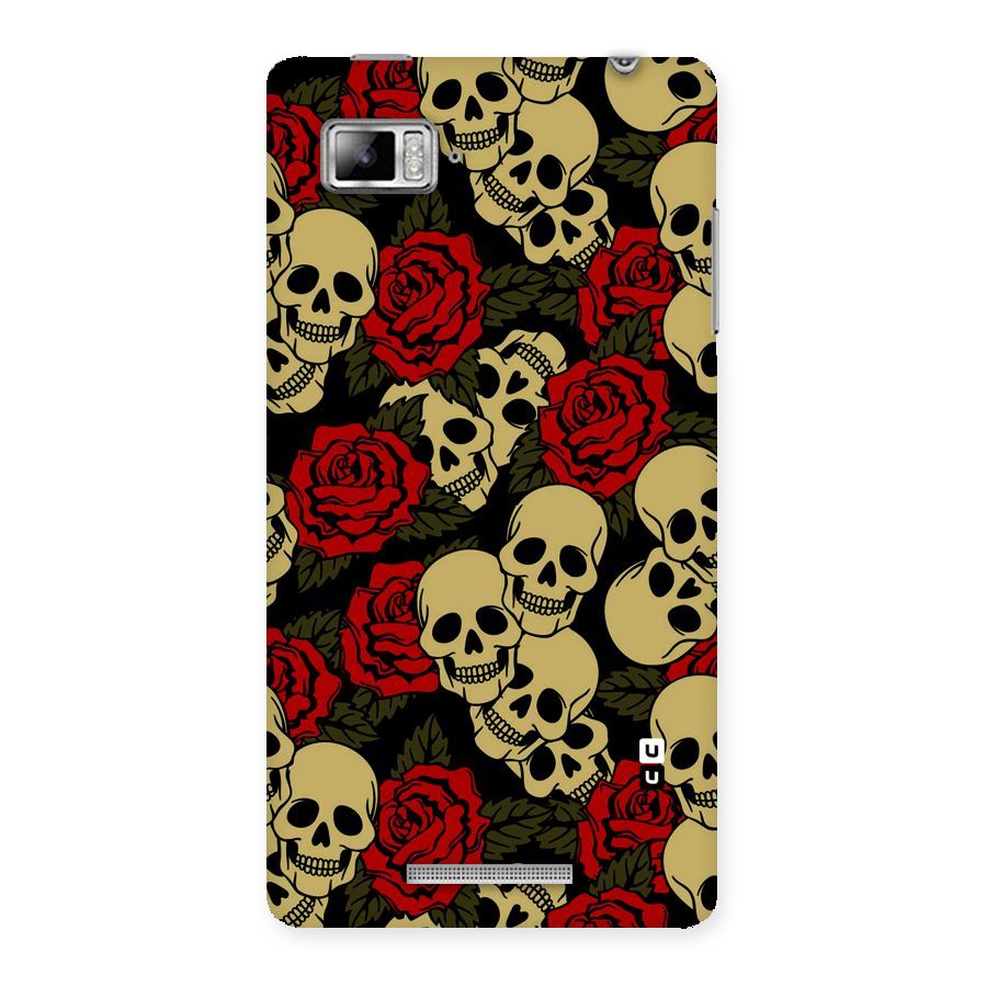 Skulled Roses Back Case for Lenovo Vibe Z K910
