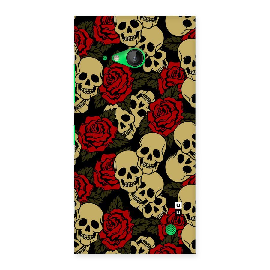 Skulled Roses Back Case for Lumia 730