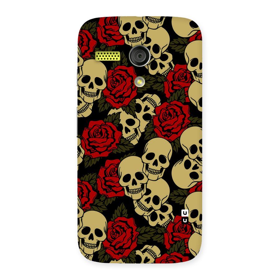 Skulled Roses Back Case for Moto G