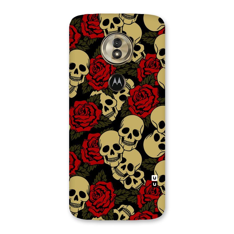 Skulled Roses Back Case for Moto G6 Play
