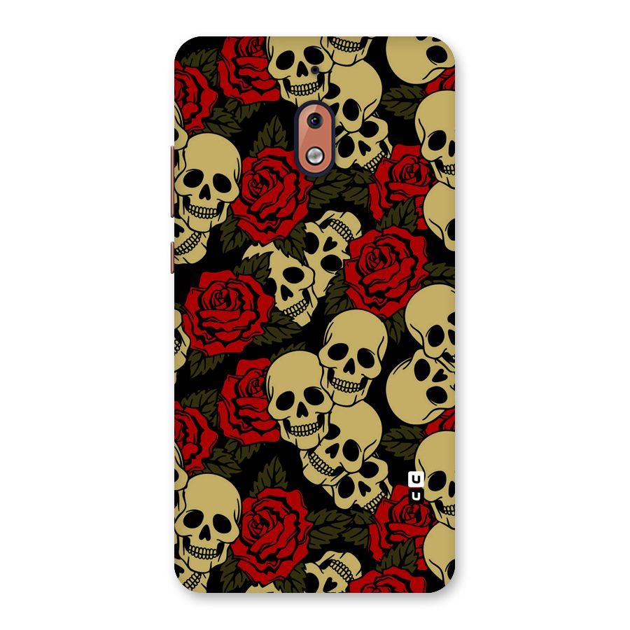 Skulled Roses Back Case for Nokia 2.1