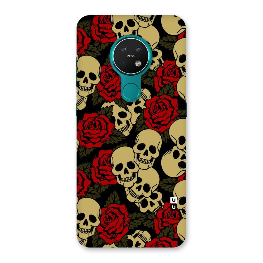 Skulled Roses Back Case for Nokia 7.2