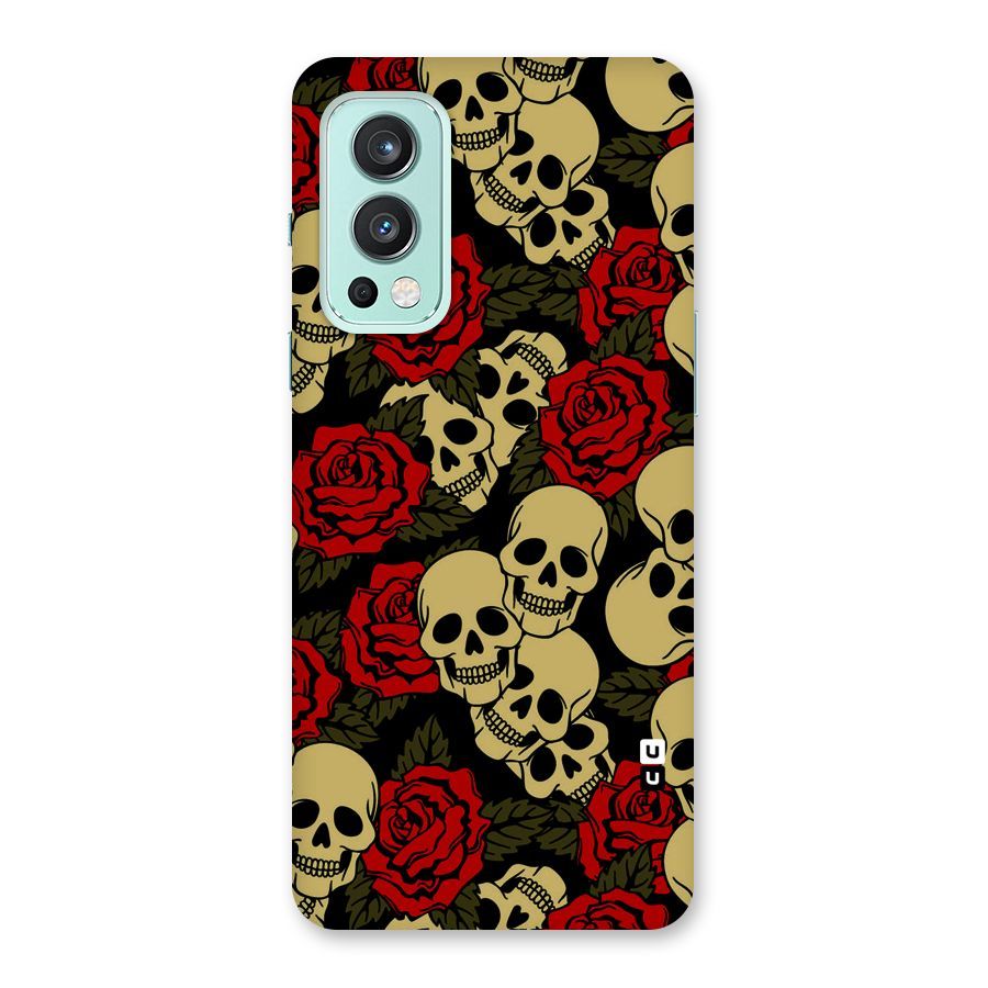 Skulled Roses Back Case for OnePlus Nord 2 5G