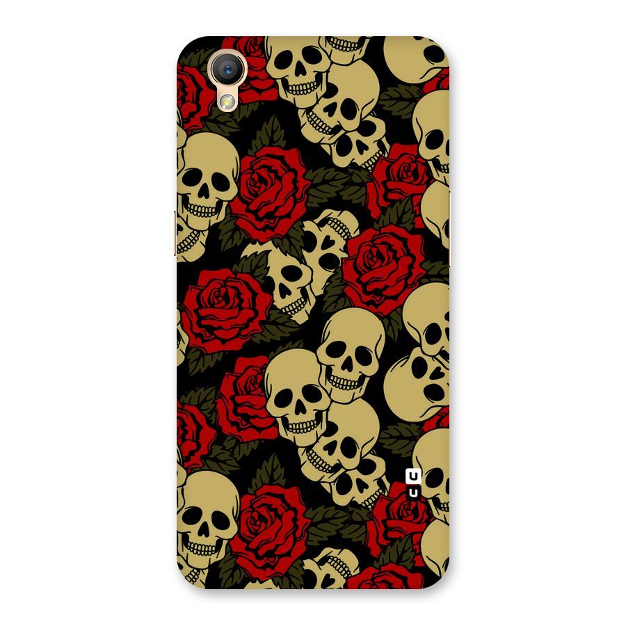 Skulled Roses Back Case for Oppo A37