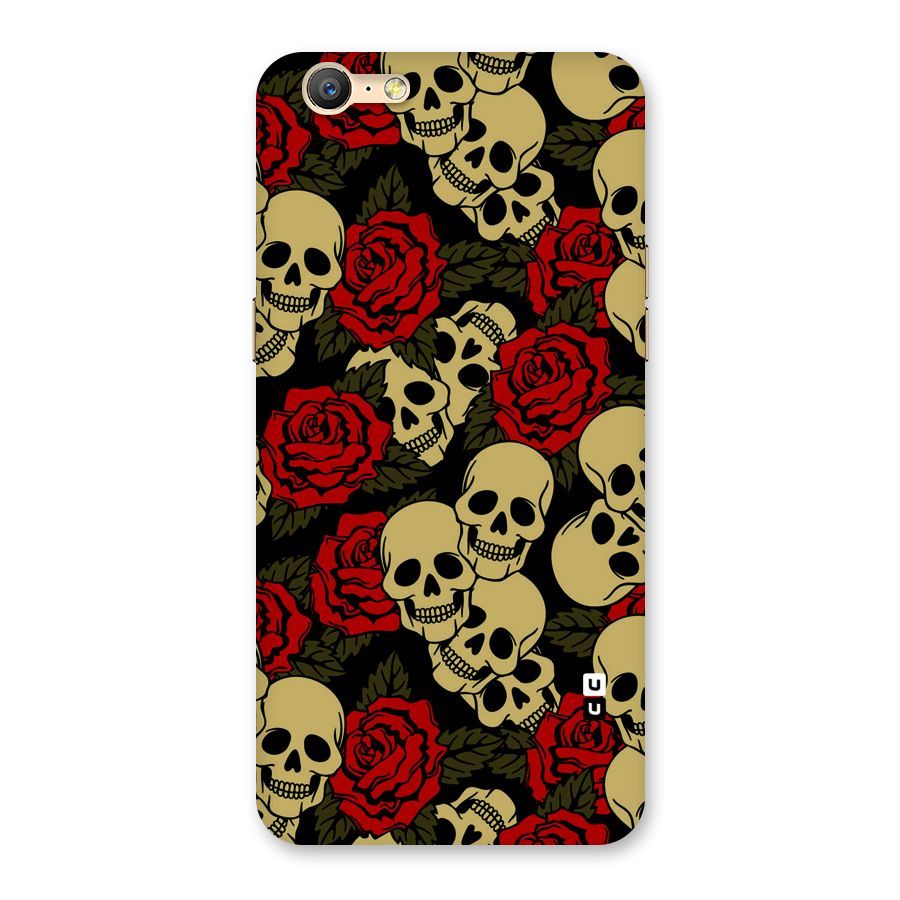 Skulled Roses Back Case for Oppo A57