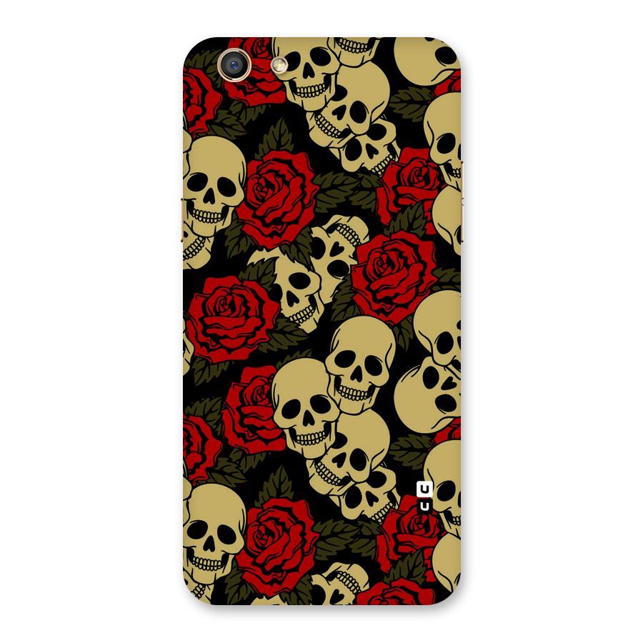 Skulled Roses Back Case for Oppo F3