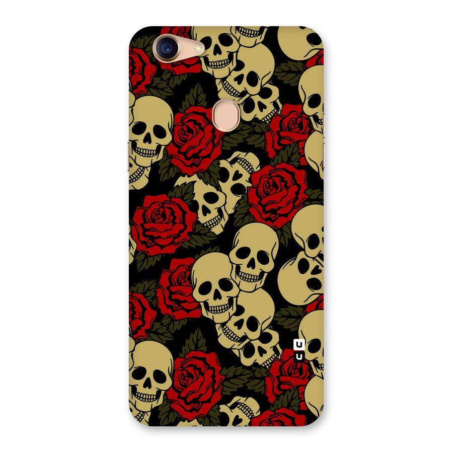 Skulled Roses Back Case for Oppo F5