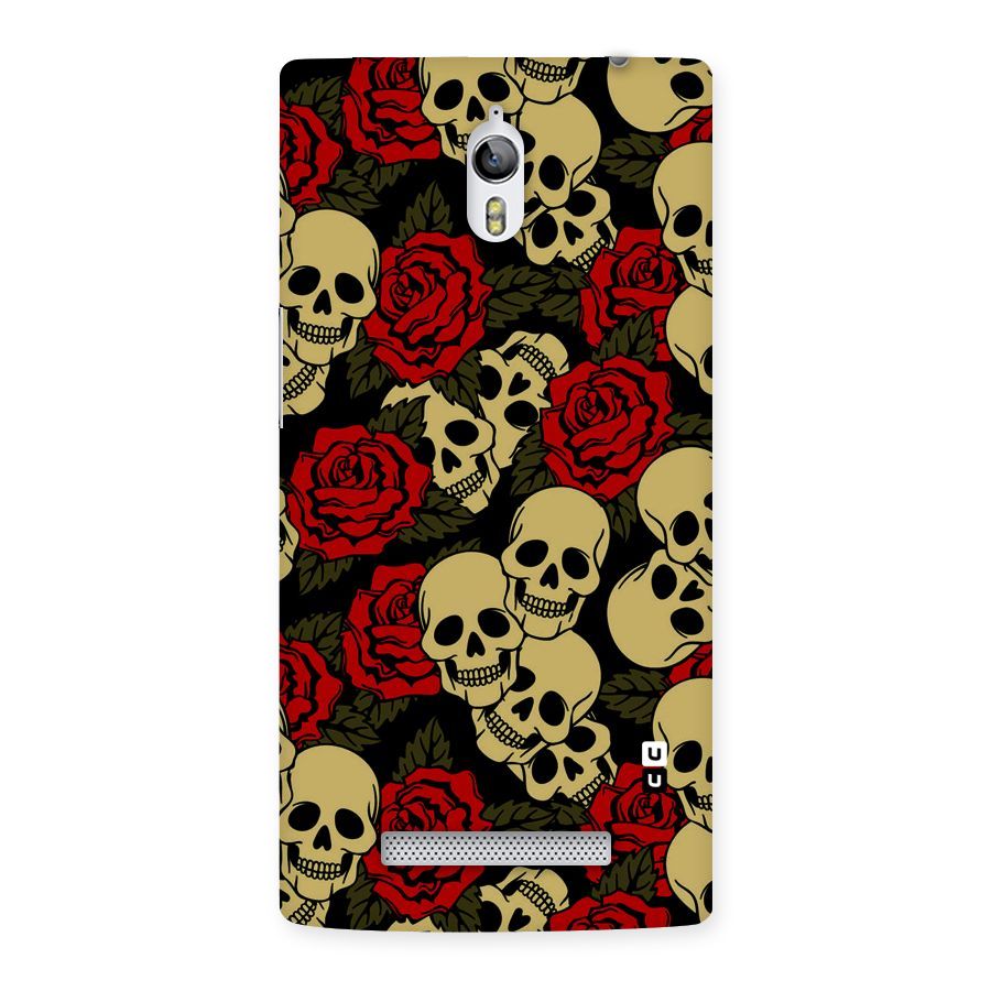 Skulled Roses Back Case for Oppo Find 7