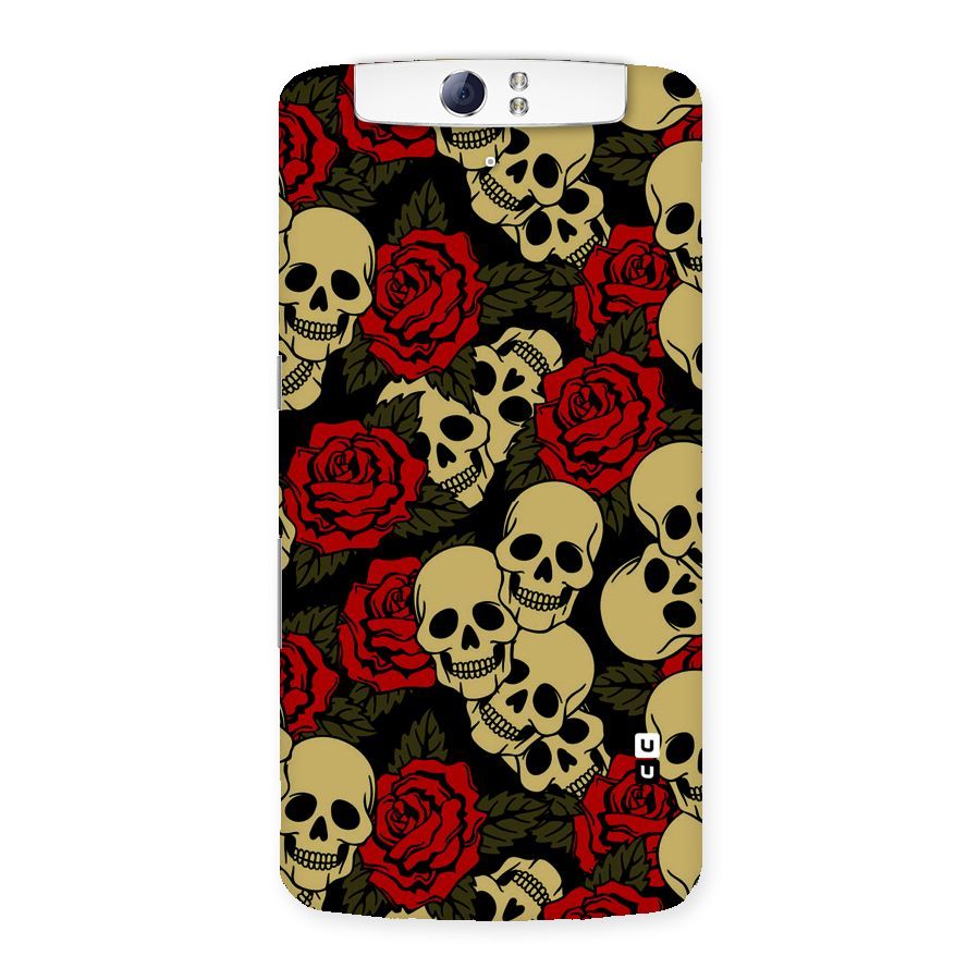 Skulled Roses Back Case for Oppo N1