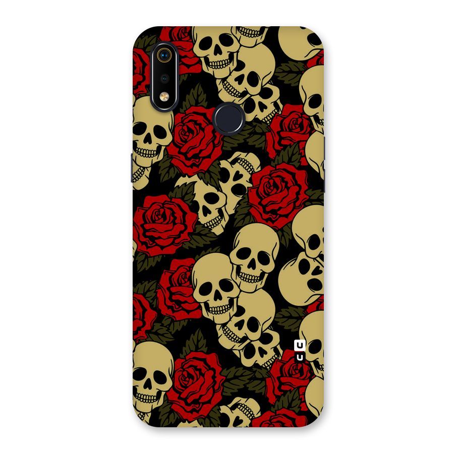 Skulled Roses Back Case for Realme 3i