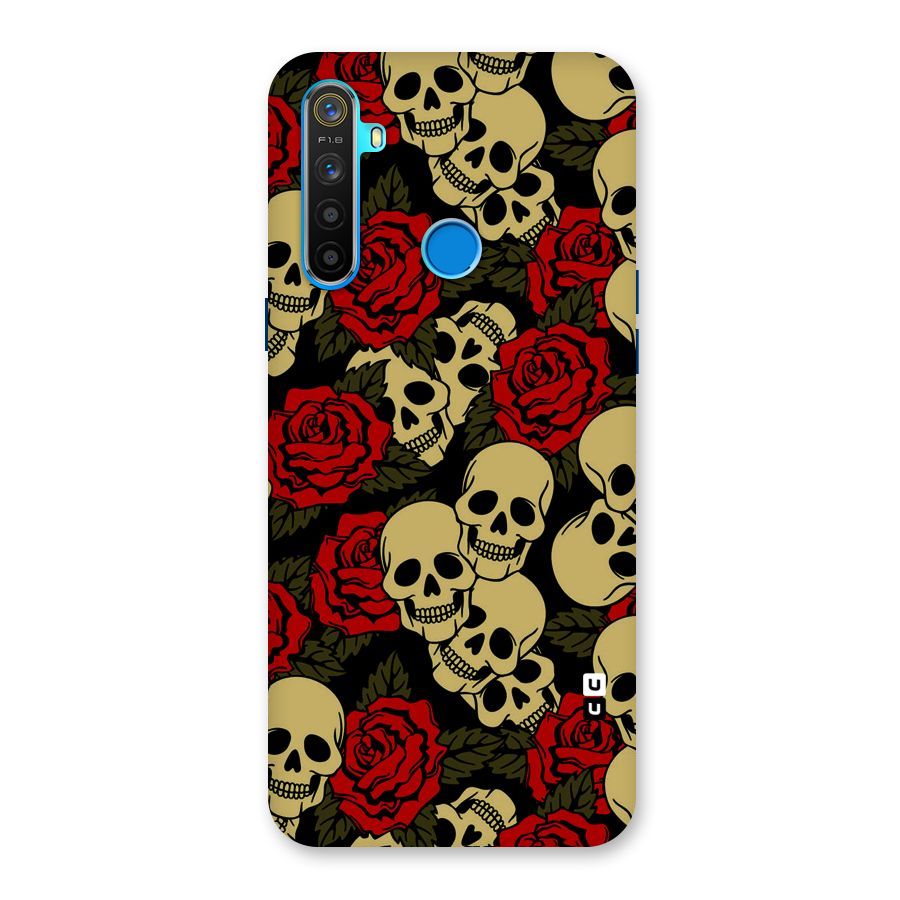 Skulled Roses Back Case for Realme 5