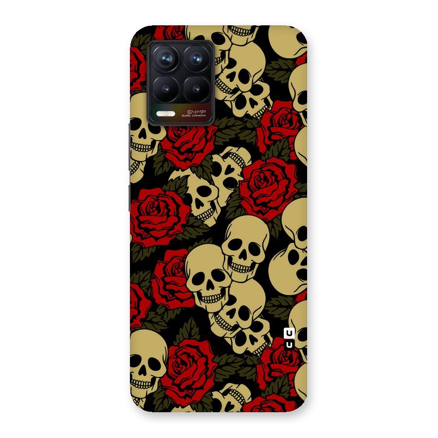 Skulled Roses Back Case for Realme 8