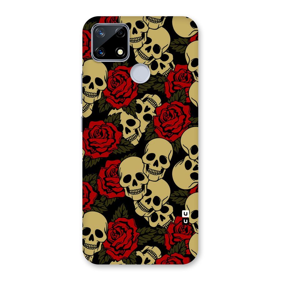 Skulled Roses Back Case for Realme Narzo 20