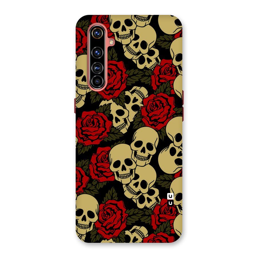 Skulled Roses Back Case for Realme X50 Pro
