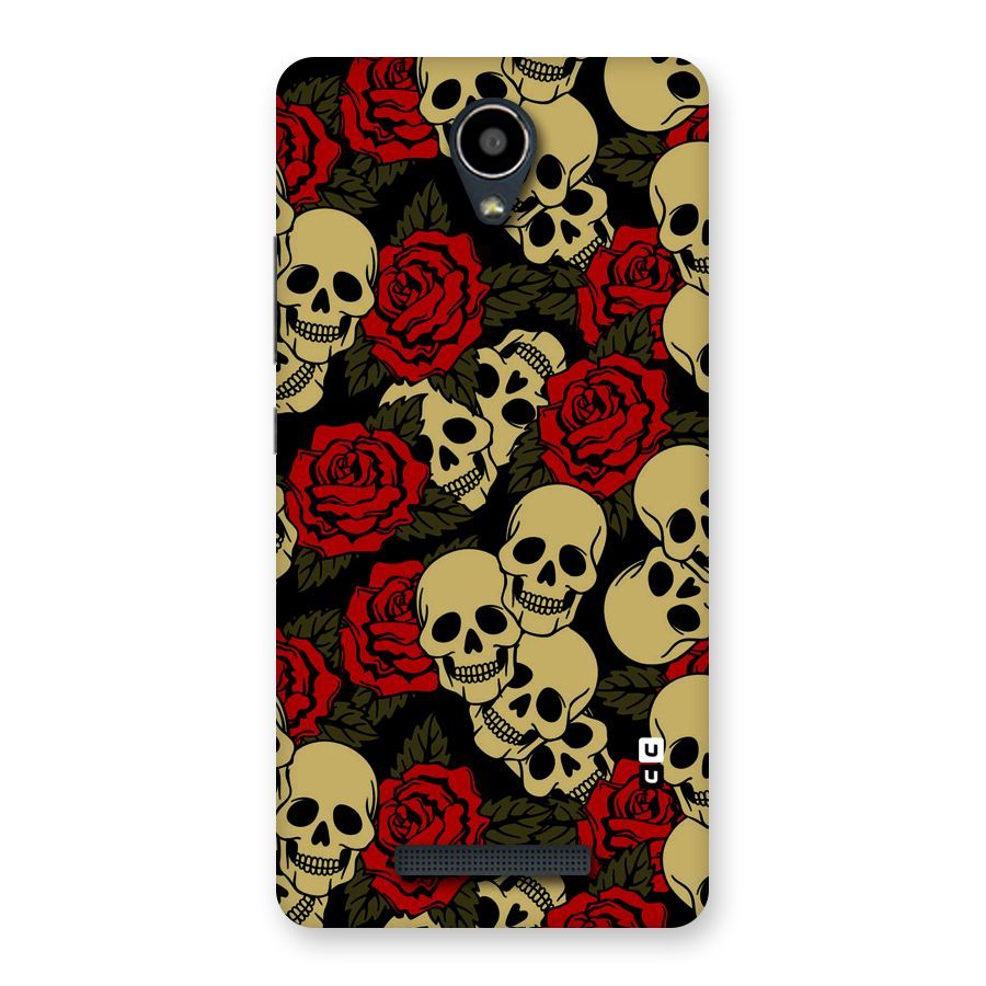 Skulled Roses Back Case for Redmi Note 2