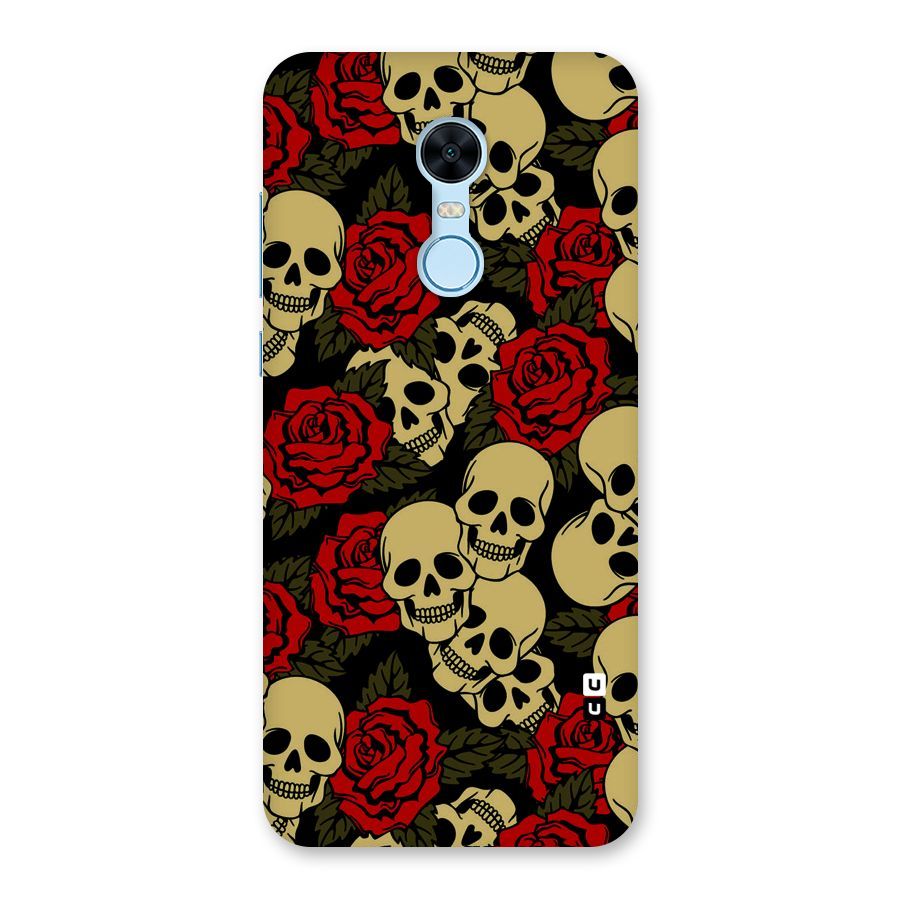 Skulled Roses Back Case for Redmi Note 5