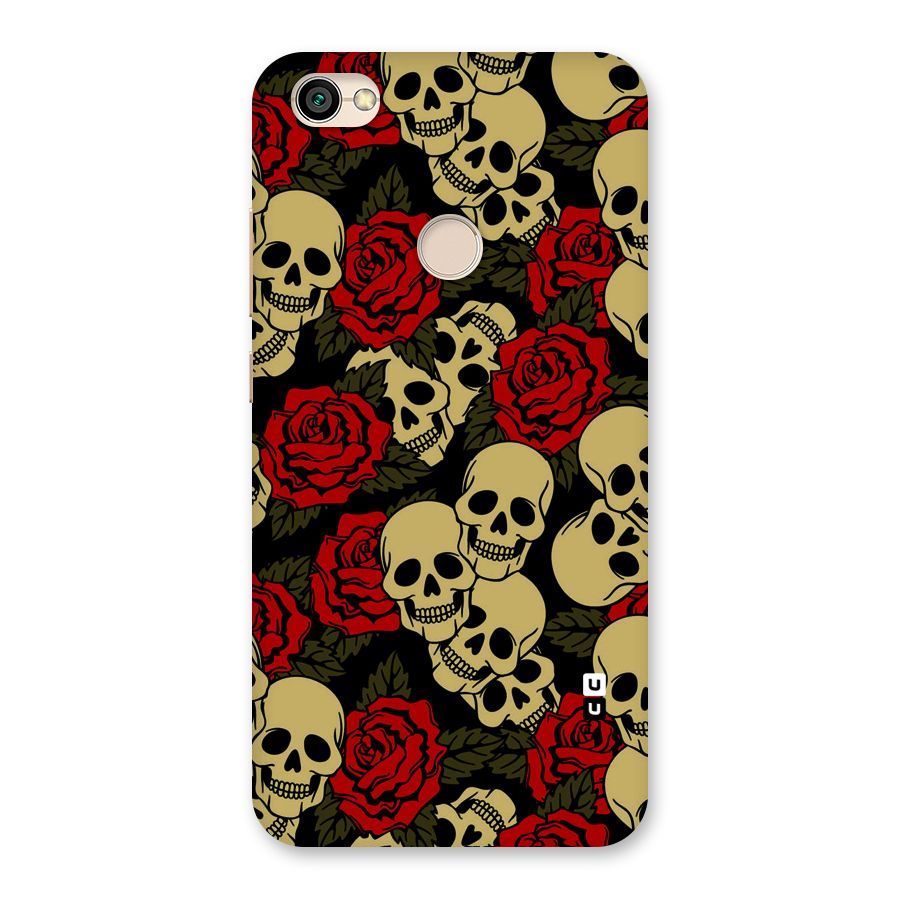 Skulled Roses Back Case for Redmi Y1 2017