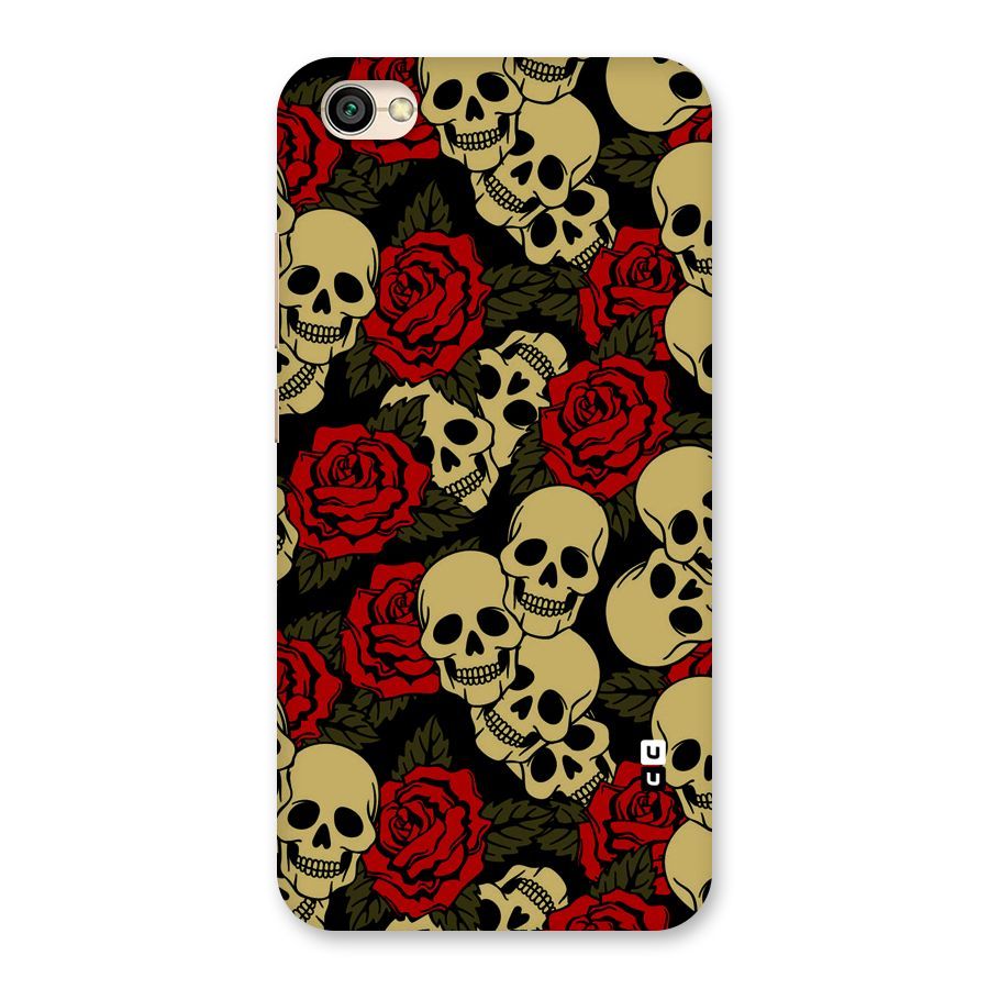 Skulled Roses Back Case for Redmi Y1 Lite