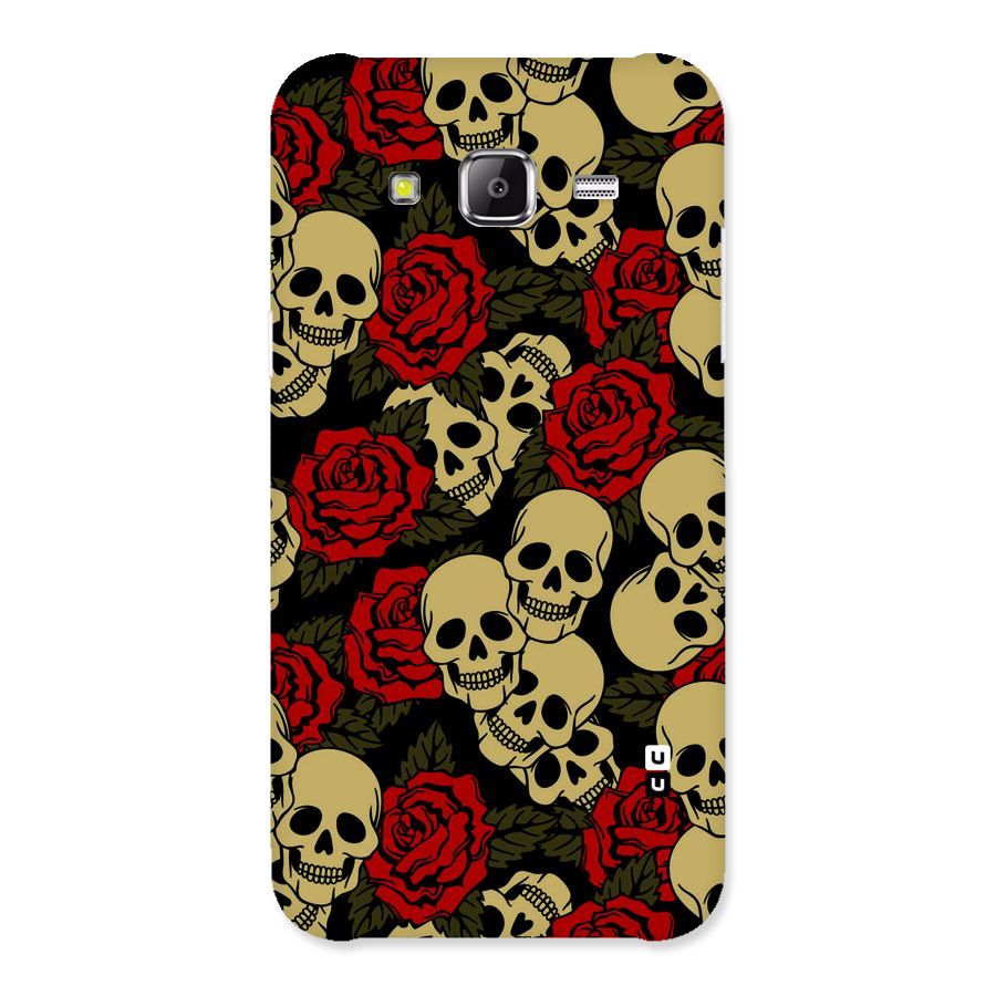 Skulled Roses Back Case for Samsung Galaxy J5