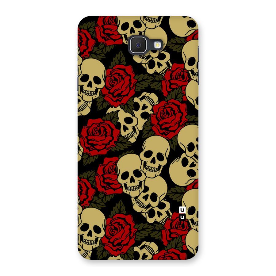 Skulled Roses Back Case for Samsung Galaxy J7 Prime