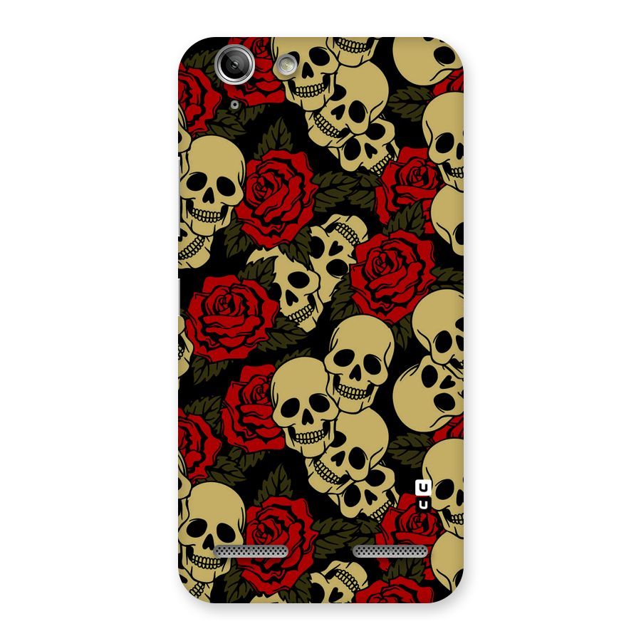 Skulled Roses Back Case for Vibe K5