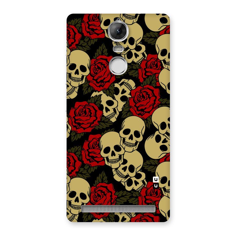 Skulled Roses Back Case for Vibe K5 Note