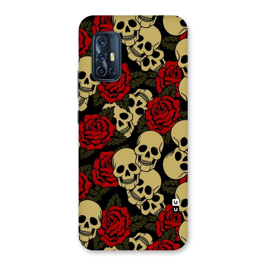 Skulled Roses Back Case for Vivo V17