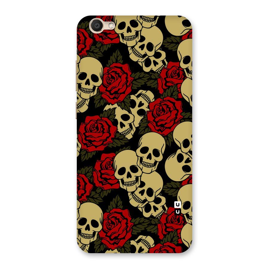 Skulled Roses Back Case for Vivo V5