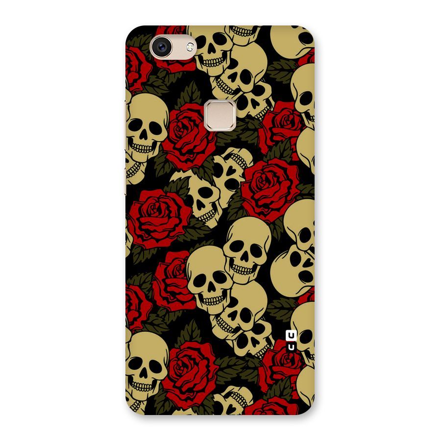 Skulled Roses Back Case for Vivo V7