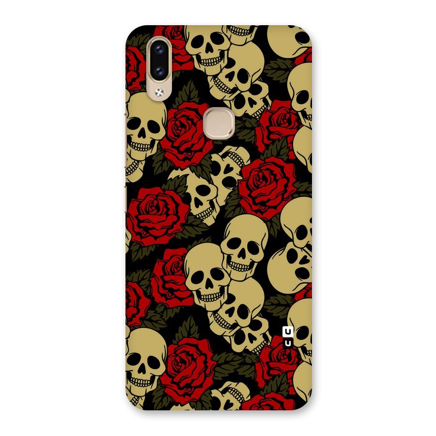 Skulled Roses Back Case for Vivo V9 Youth