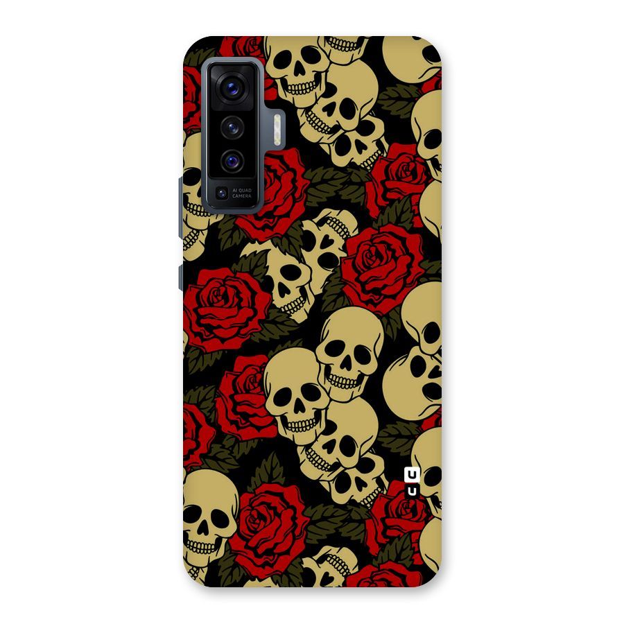 Skulled Roses Back Case for Vivo X50