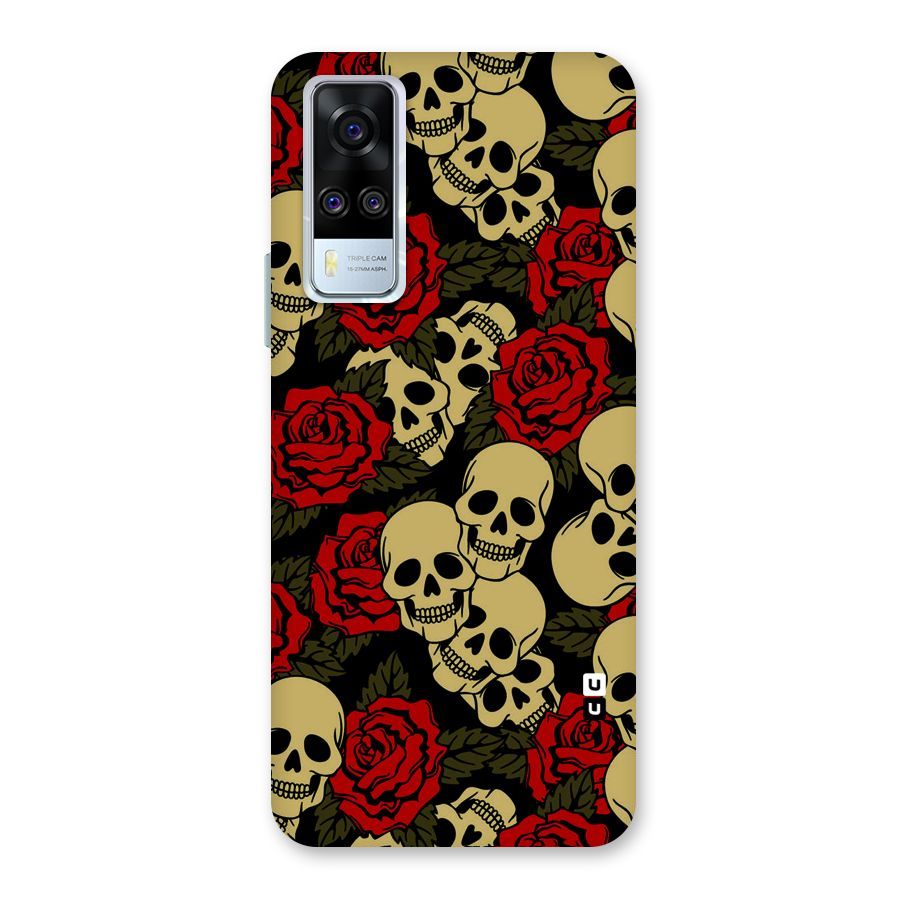 Skulled Roses Back Case for Vivo Y31
