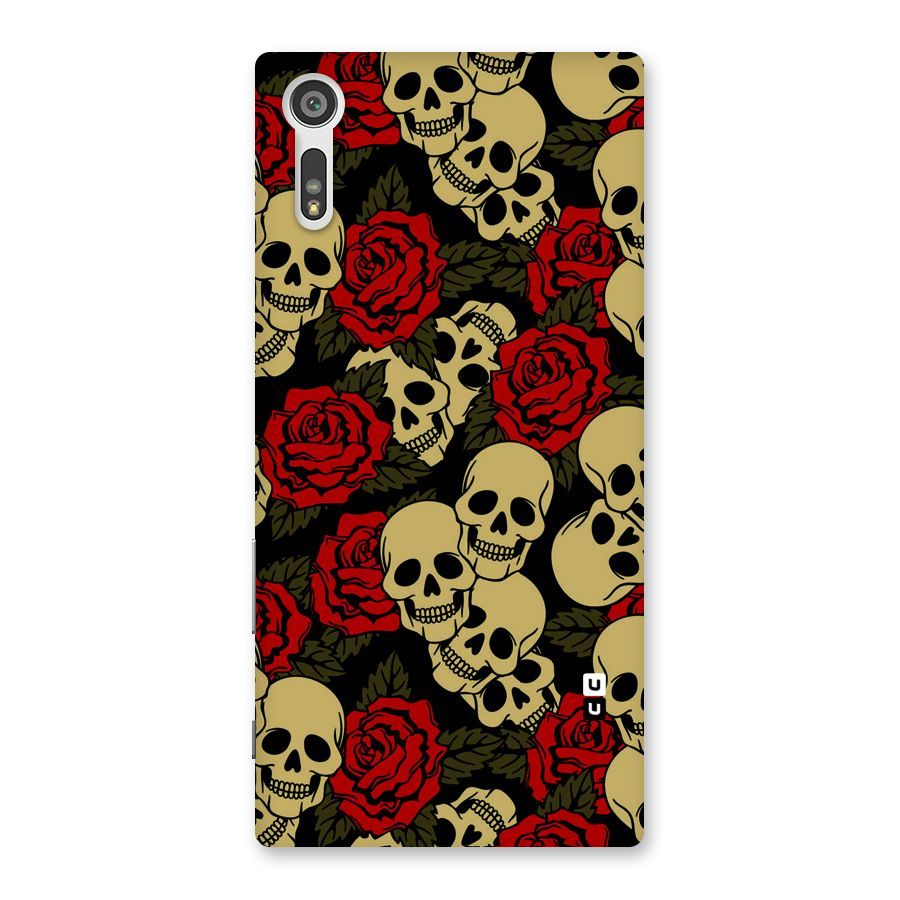 Skulled Roses Back Case for Xperia XZ