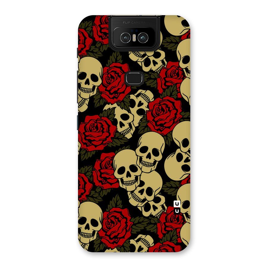Skulled Roses Back Case for Zenfone 6z