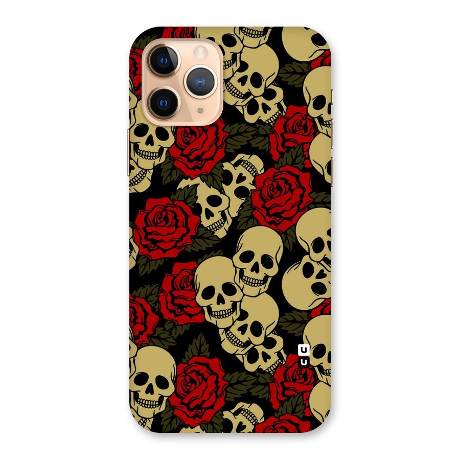 Skulled Roses Back Case for iPhone 11 Pro