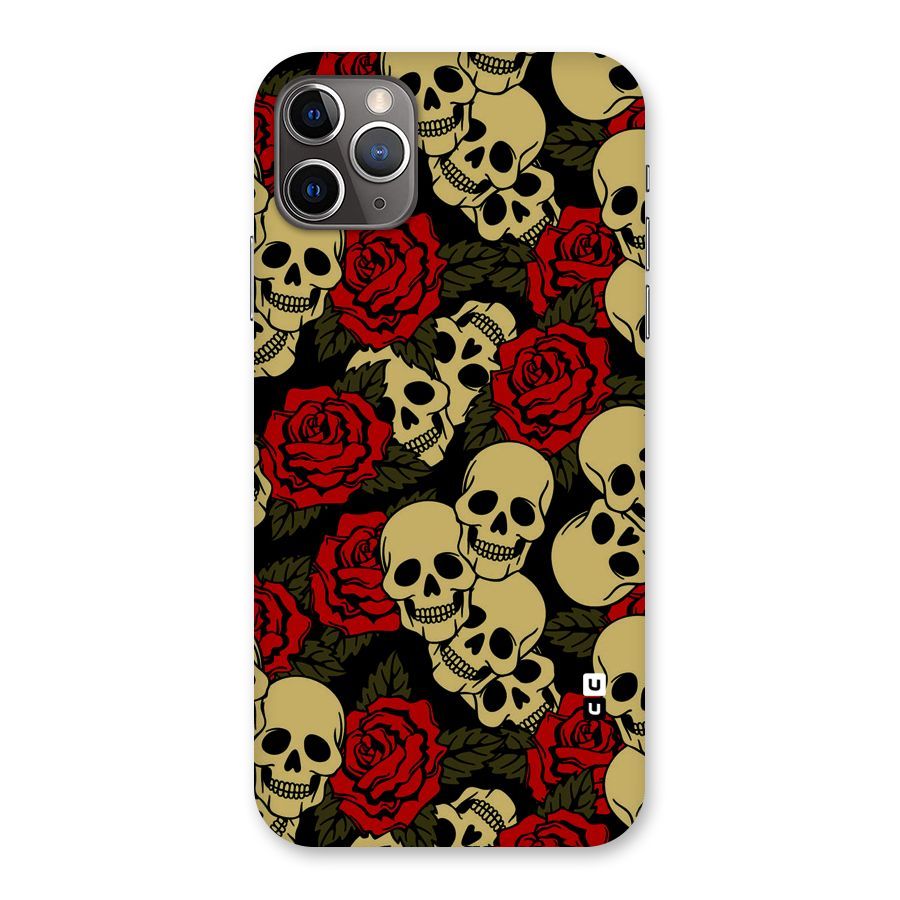 Skulled Roses Back Case for iPhone 11 Pro Max