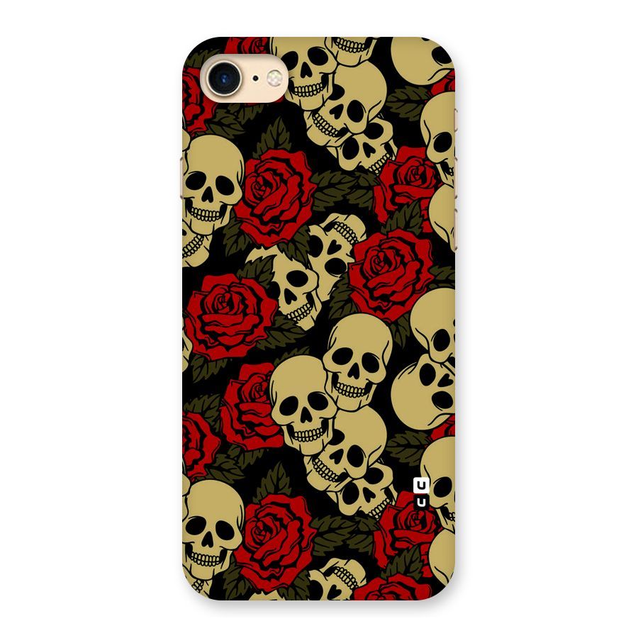 Skulled Roses Back Case for iPhone 7