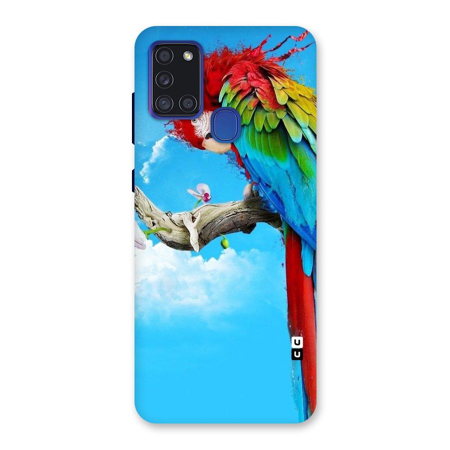 Sky Parrot Back Case for Galaxy A21s