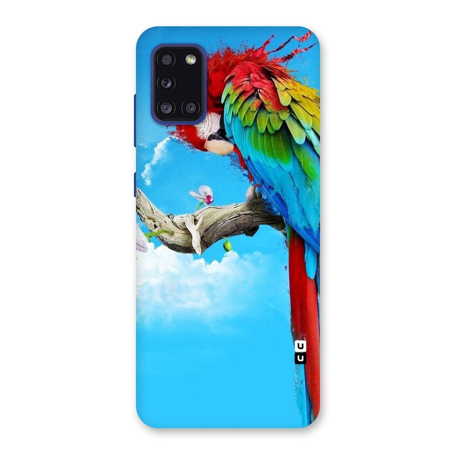 Sky Parrot Back Case for Galaxy A31