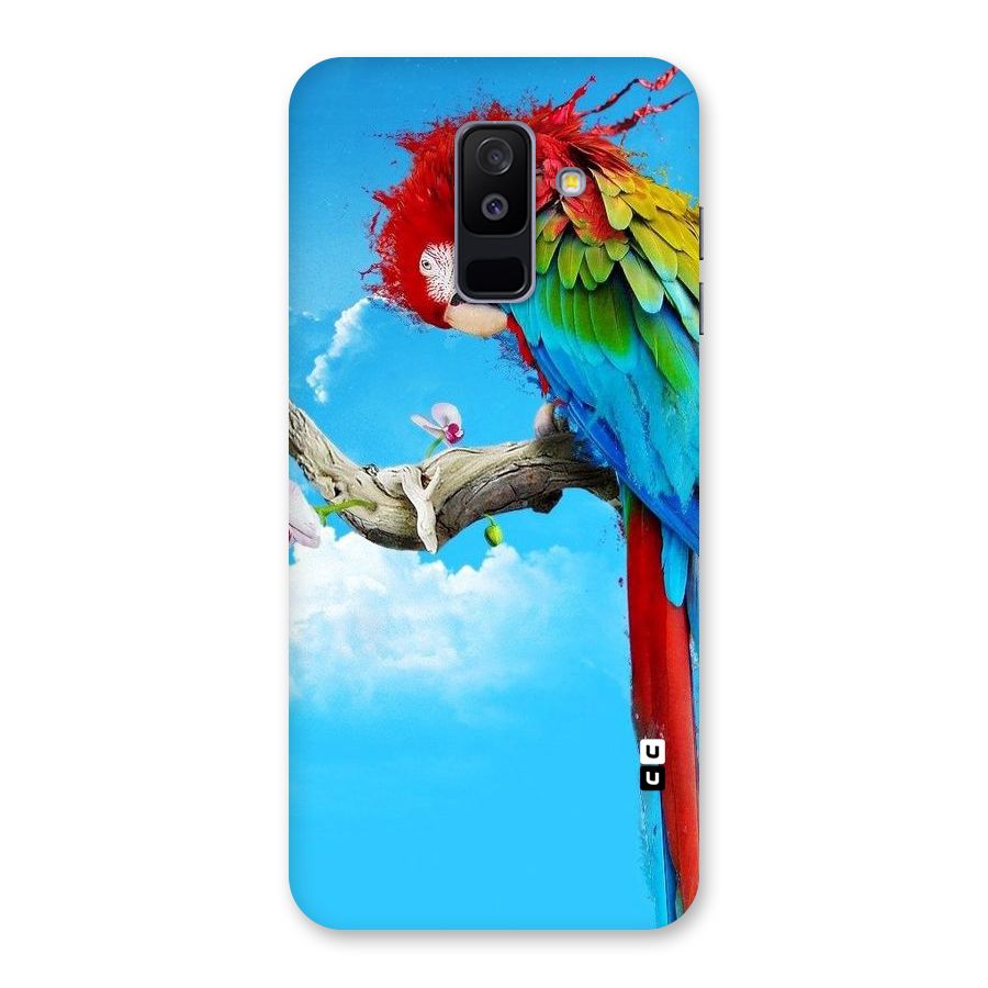Sky Parrot Back Case for Galaxy A6 Plus