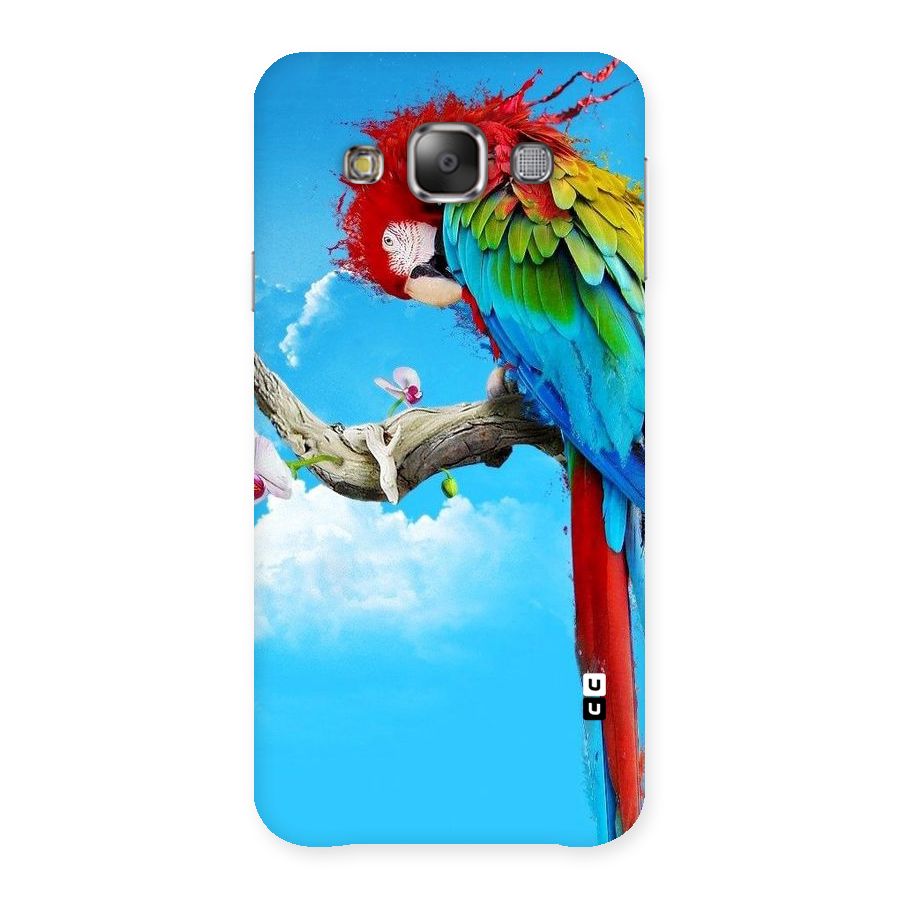 Sky Parrot Back Case for Galaxy E7